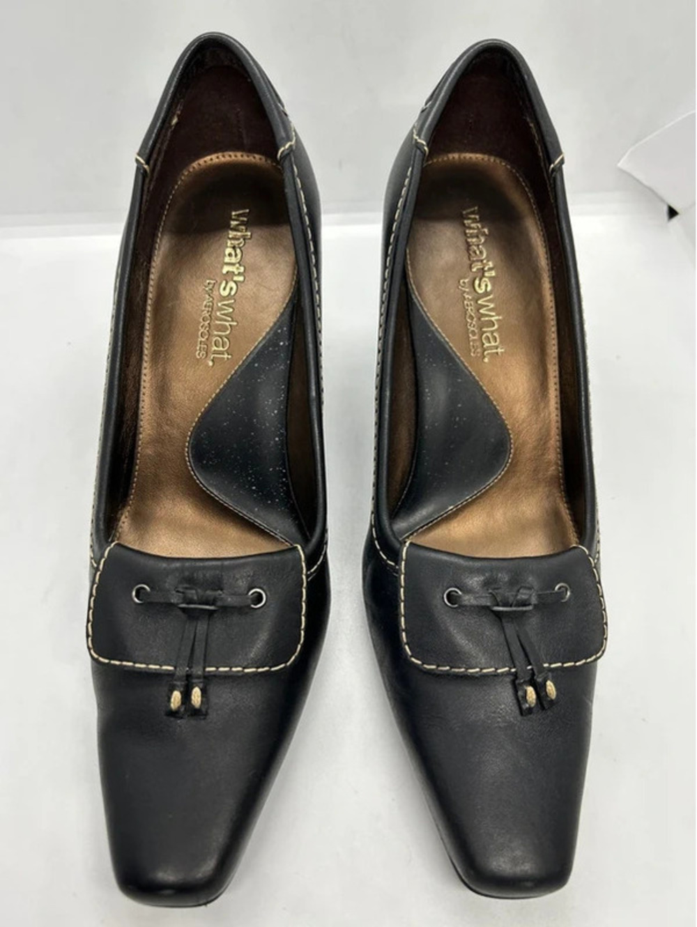 What's What by Aerosoles women's black high-heeled shoes size 8.5 US